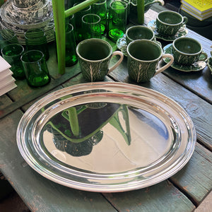 Vintage Hotel Silver Large Meat Platter, c. 1960