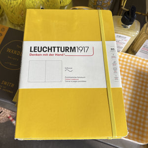 Yellow Softcover Dotted Notebook
