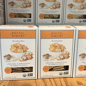 Everything Spice Flatbread Bites