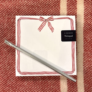 Red Ribbon Candy Notepad