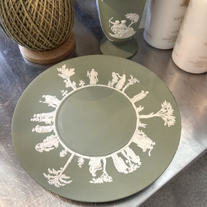 Vintage Wedgwood Green Plate