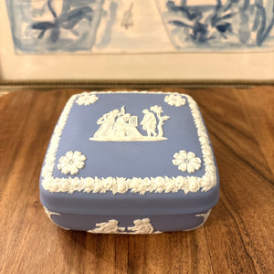 Vintage Wedgwood Box, Blue