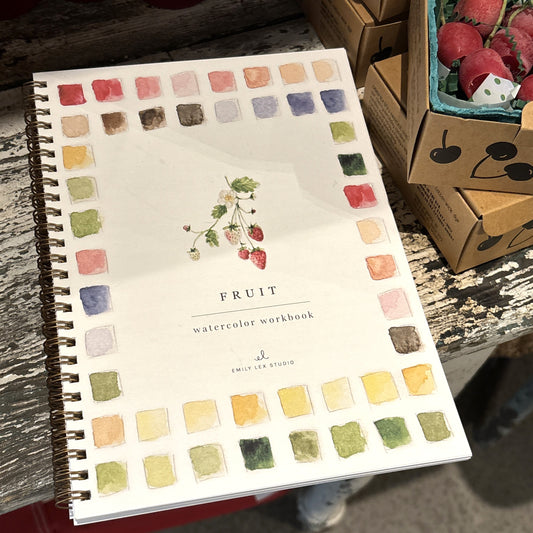Fruit Watercolor Workbook