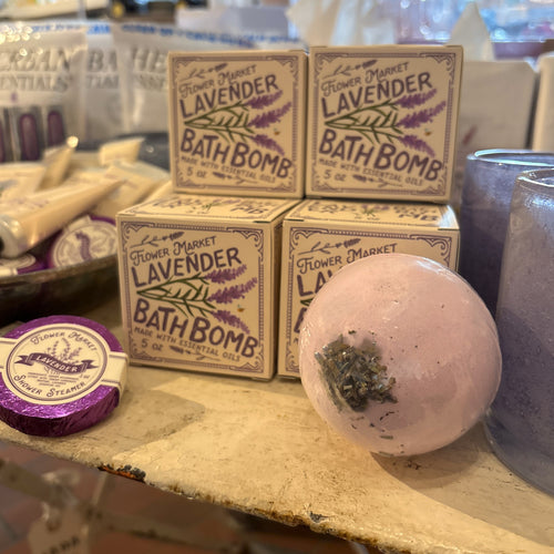 Lavender Bath Bomb with Essential Oils