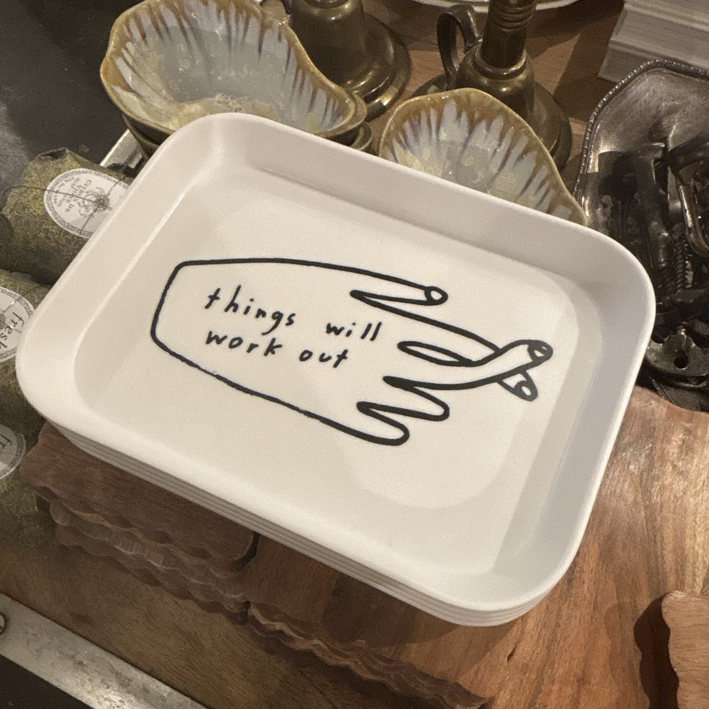 Things Will Work Out Tray