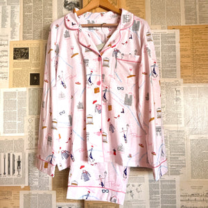 48 Hrs in Paris Pajama Set, Small
