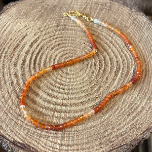Carnelian Beaded Necklace