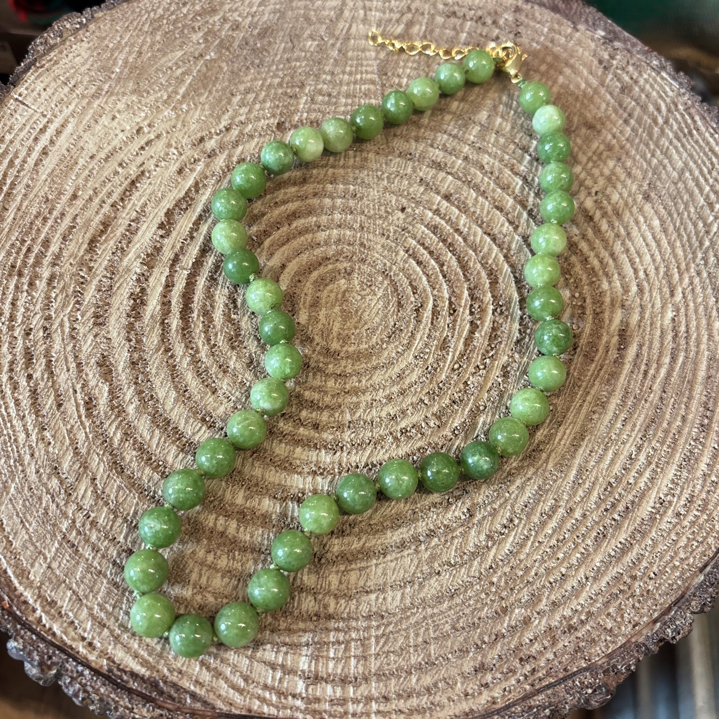 Jade Beaded Necklace