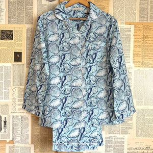 Shells On The Beach Pajama Set, Medium