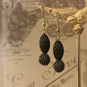 Mesh Double Stack Copper & Brass Earrings