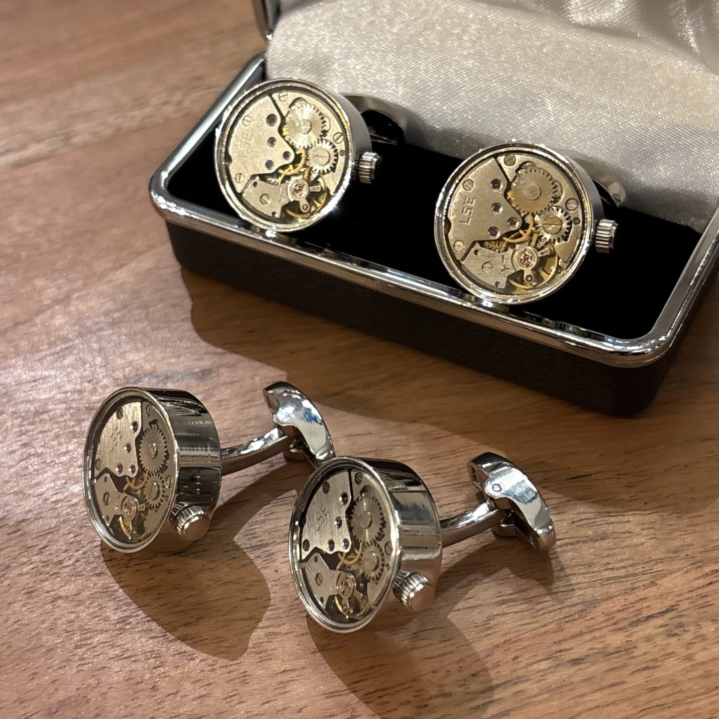Working Watch Movement Cufflinks