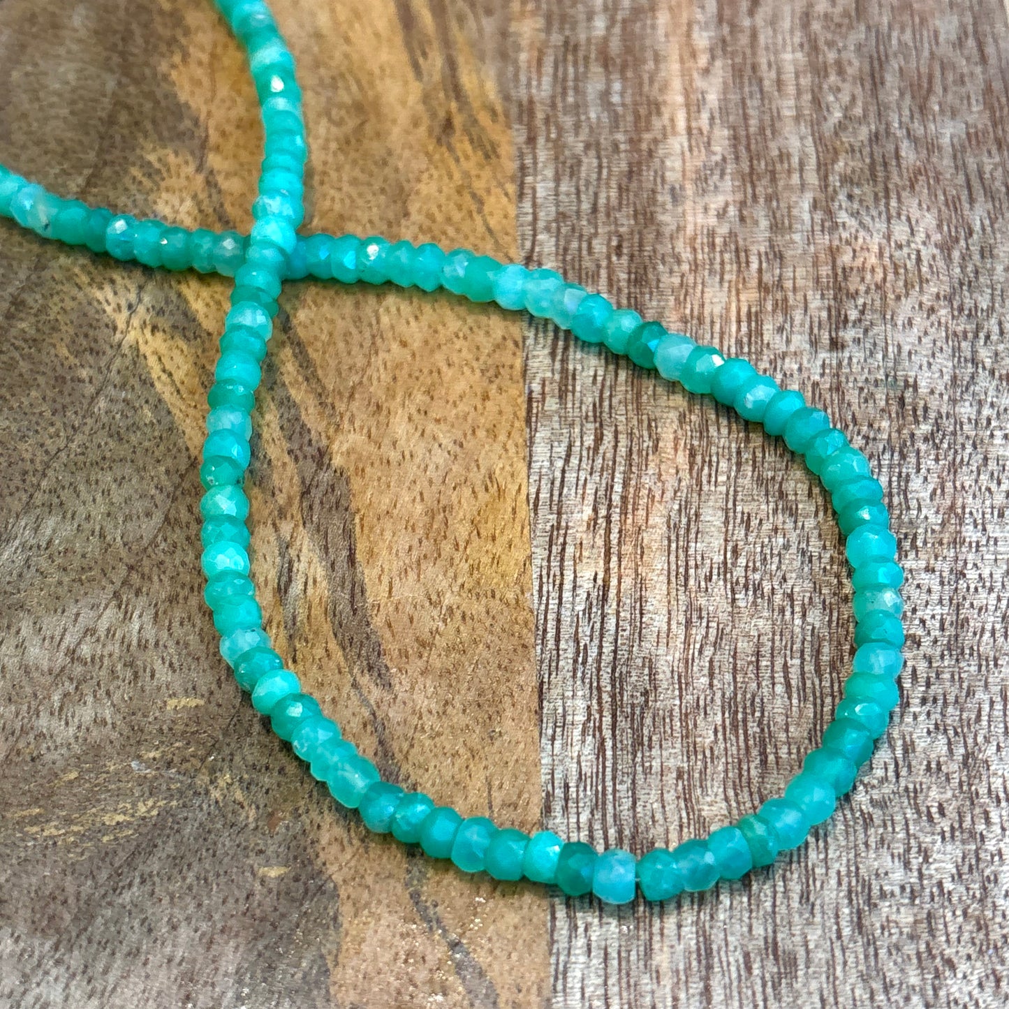 Bright Chrysoprase Beaded Necklace