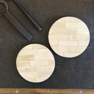 Bone Round Coaster
