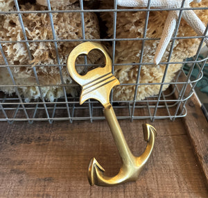 Anchor Brass Bottle Opener