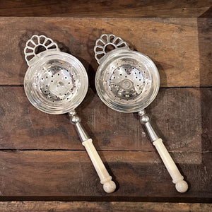 Tea Strainer with Bone Handle