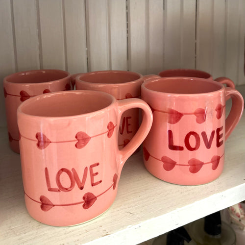 Ceramic Love Hand Painted Mug