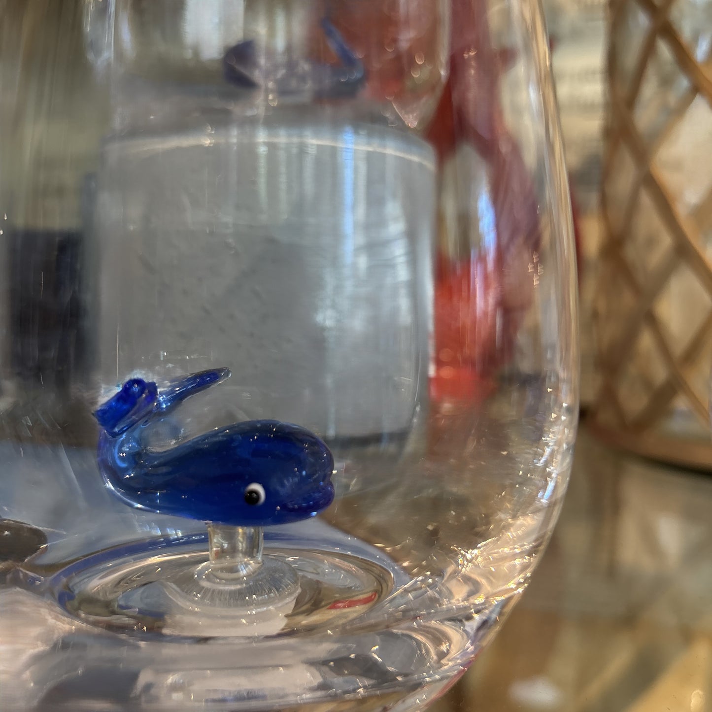 Whale Stemless Wine Glass