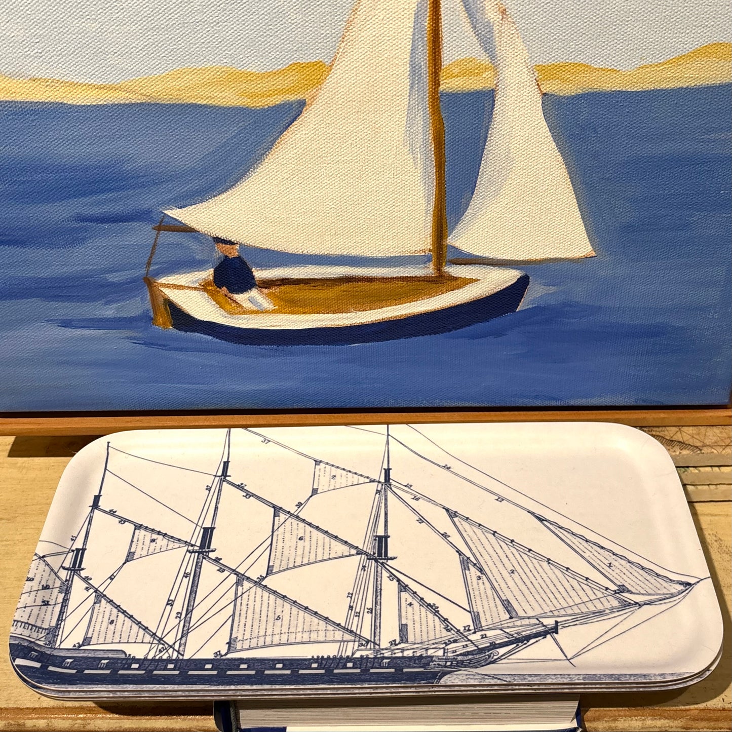 Rigging Birchwood Rectangular Tray