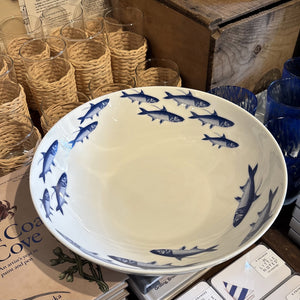School of Fish Serving Bowl