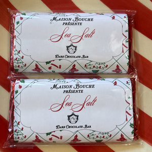 Sea Salt Holiday Cheer Dark Chocolate Bar