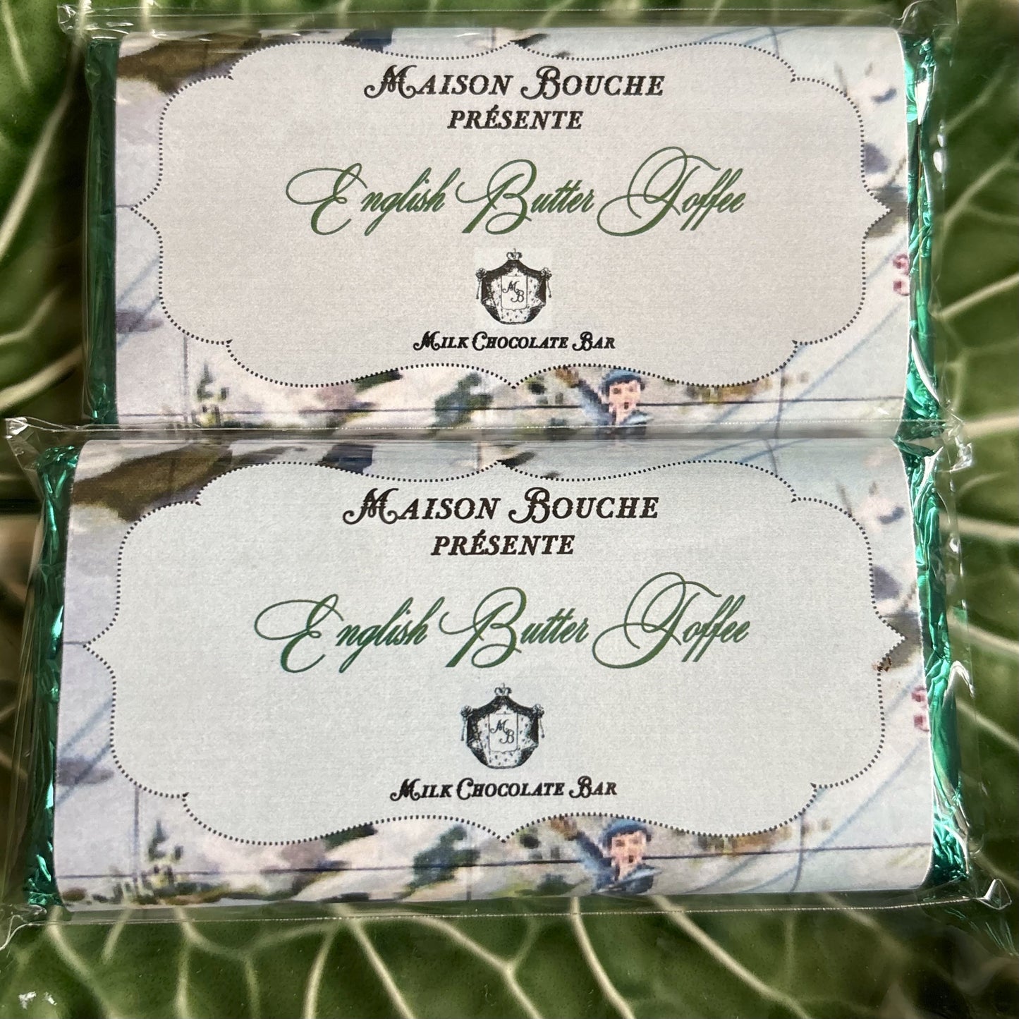 English Toffee Holiday Milk Chocolate Bar