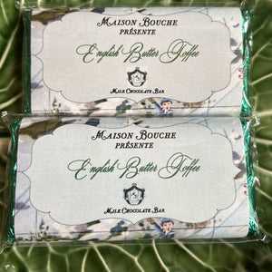 English Toffee Holiday Milk Chocolate Bar