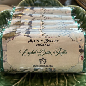 English Toffee Holiday Dark Chocolate Bar