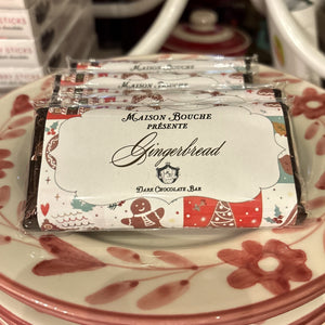 Gingerbread Dark Chocolate Bar
