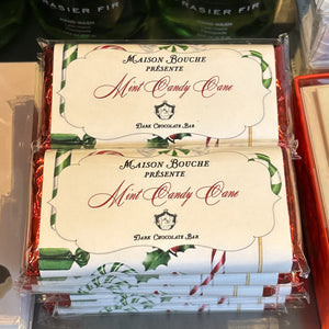 Mint Candy Cane Dark Chocolate Bar