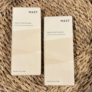 Organic Dark Chocolate with Almonds and Sea Salt