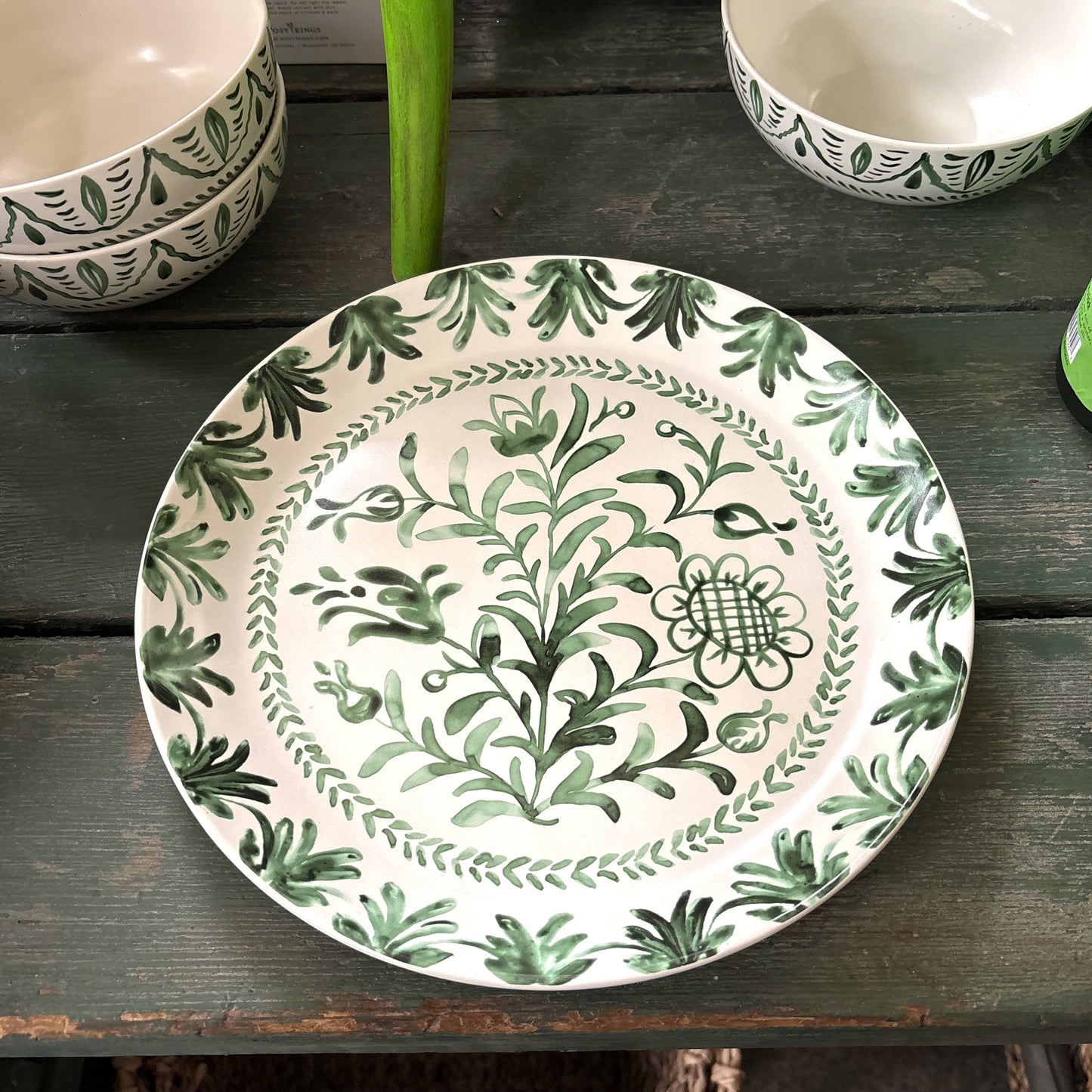 Sicily Green Dinner Plate
