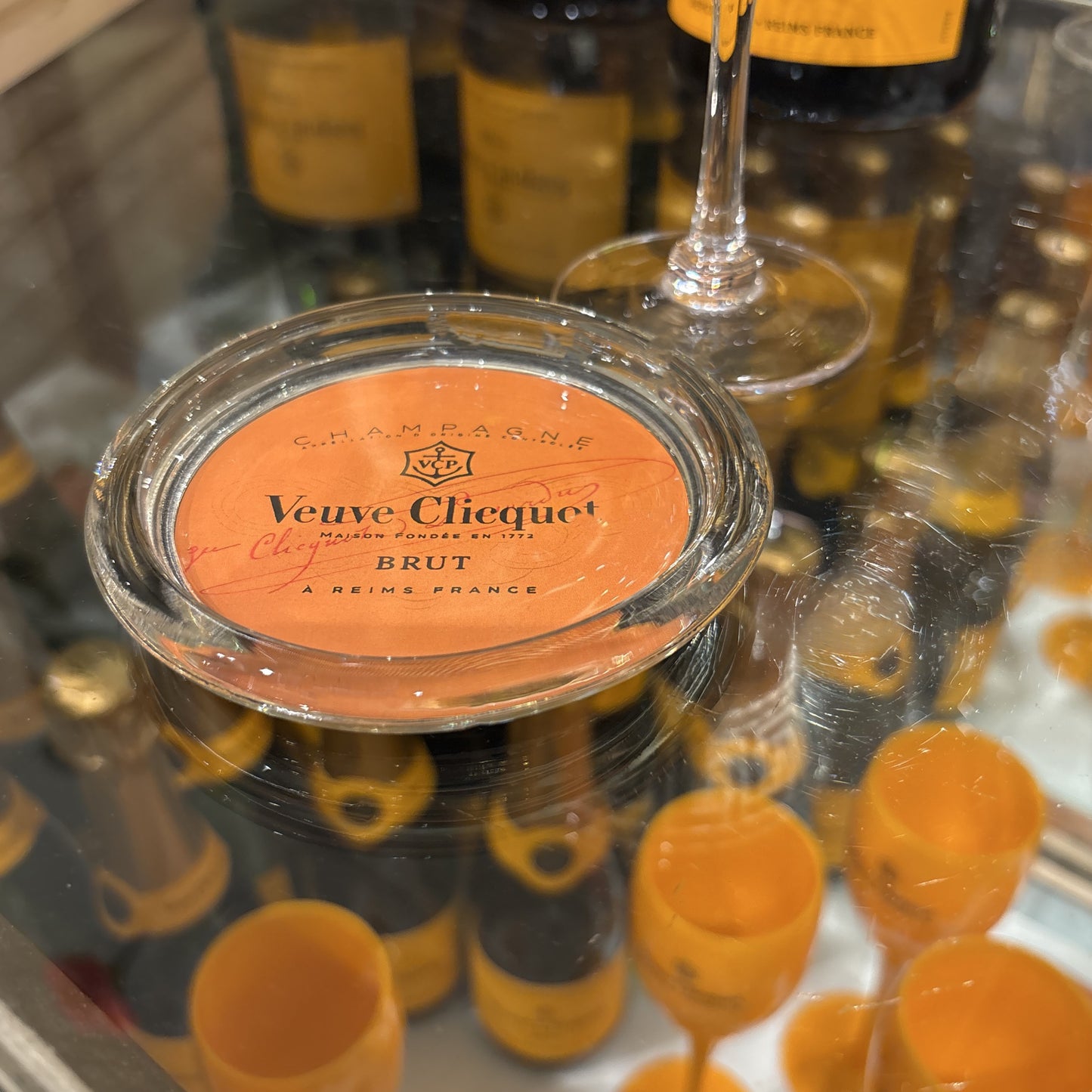Veuve Brut Glass Coaster