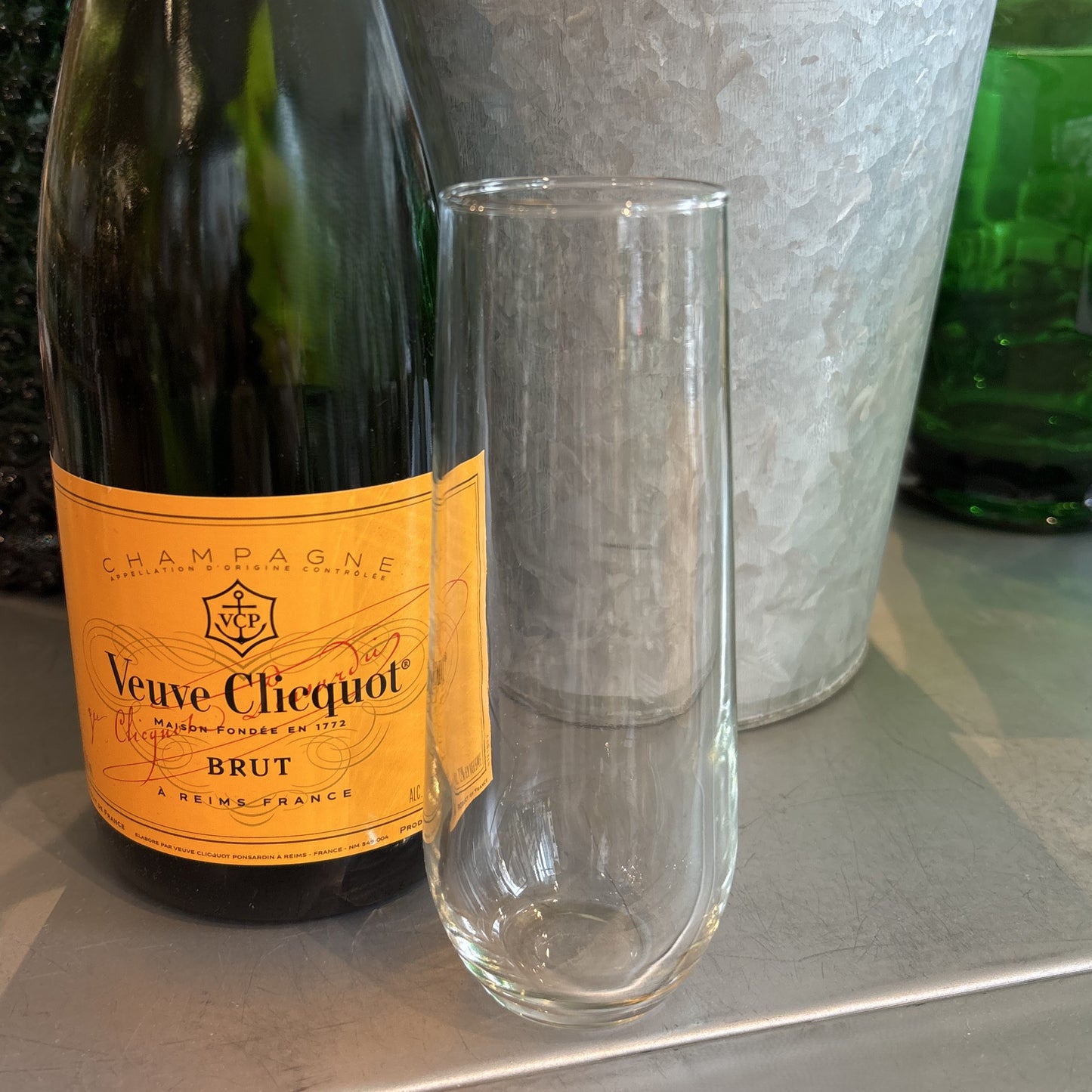 Stemless Champagne Glass
