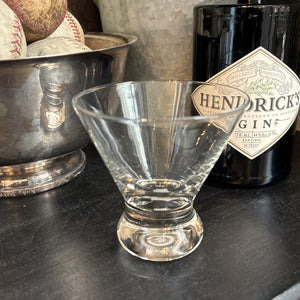 Stemless Martini Glass