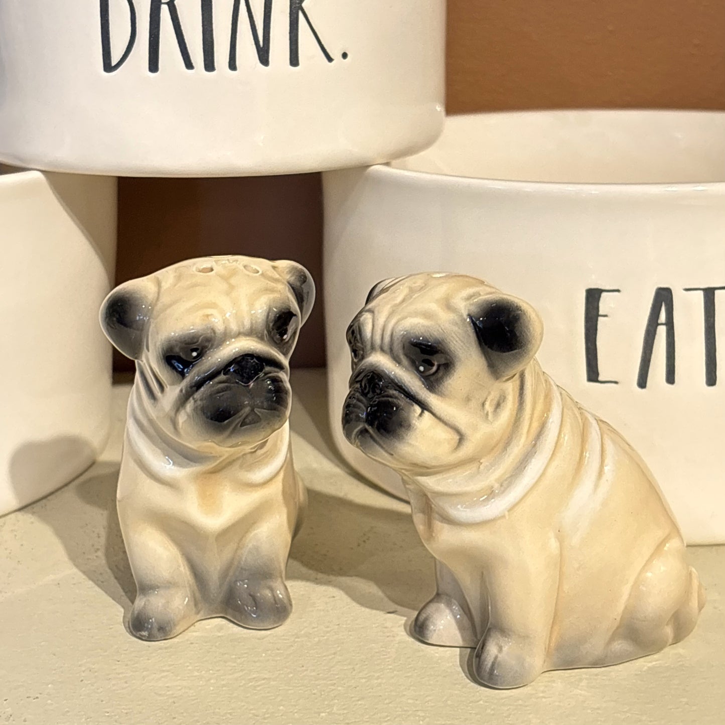 Pug Salt & Pepper Shaker Set