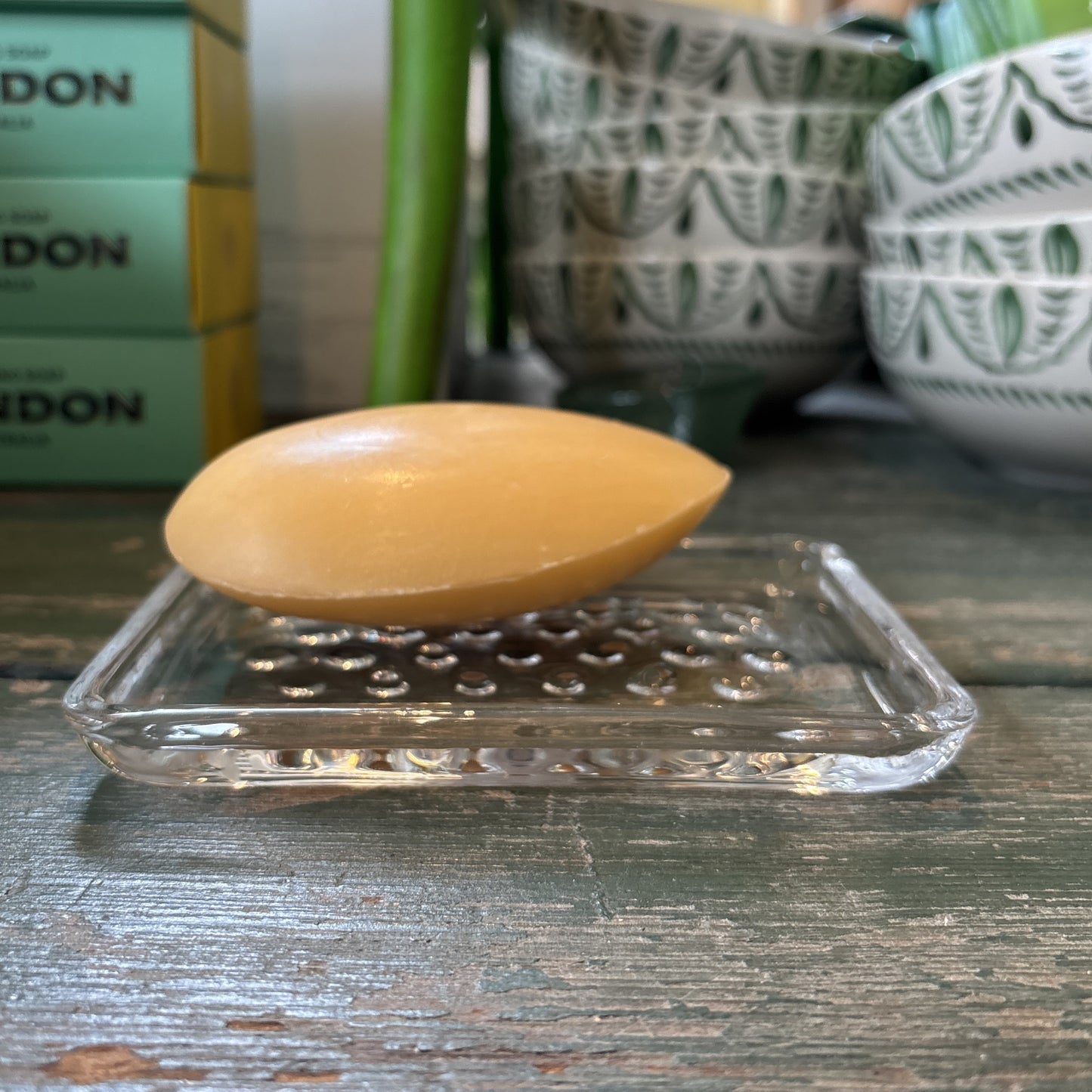 Dotted Rectangle Soap Dish
