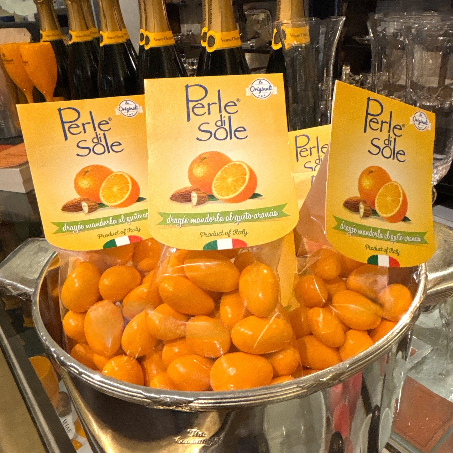 Italian Orange Chocolate Covered Almonds