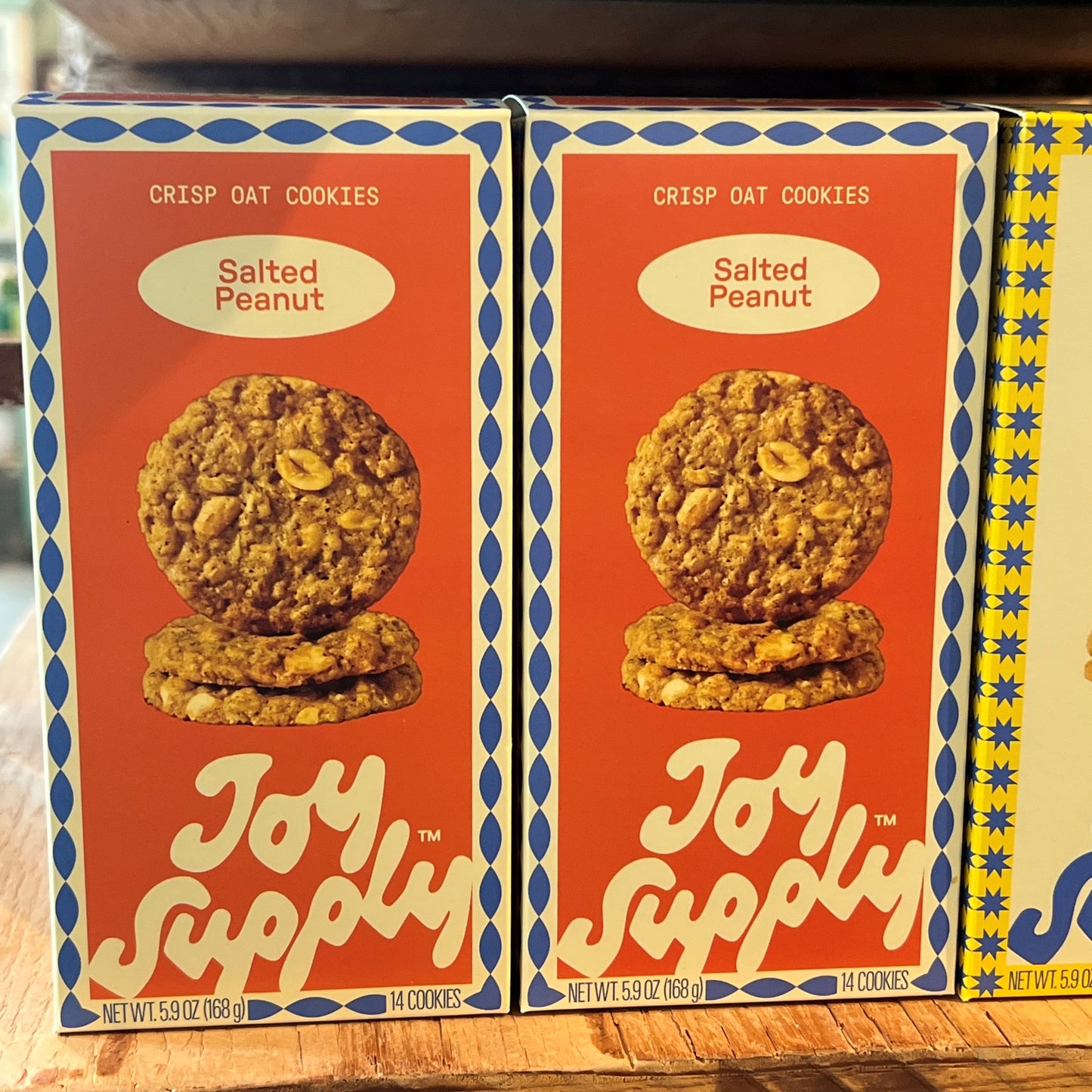 Salted Peanut Oat Cookie Crisps