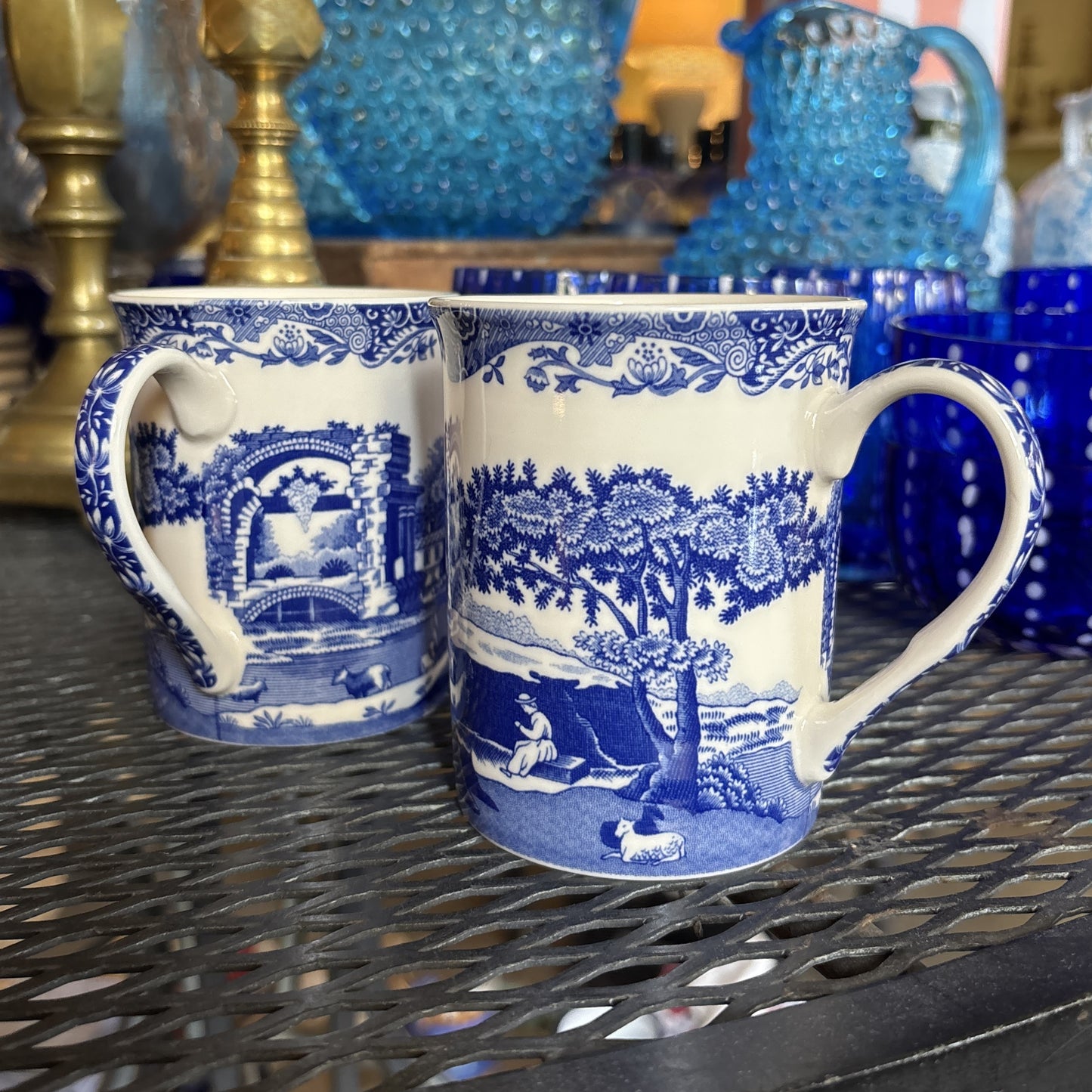 Blue Italian Mug