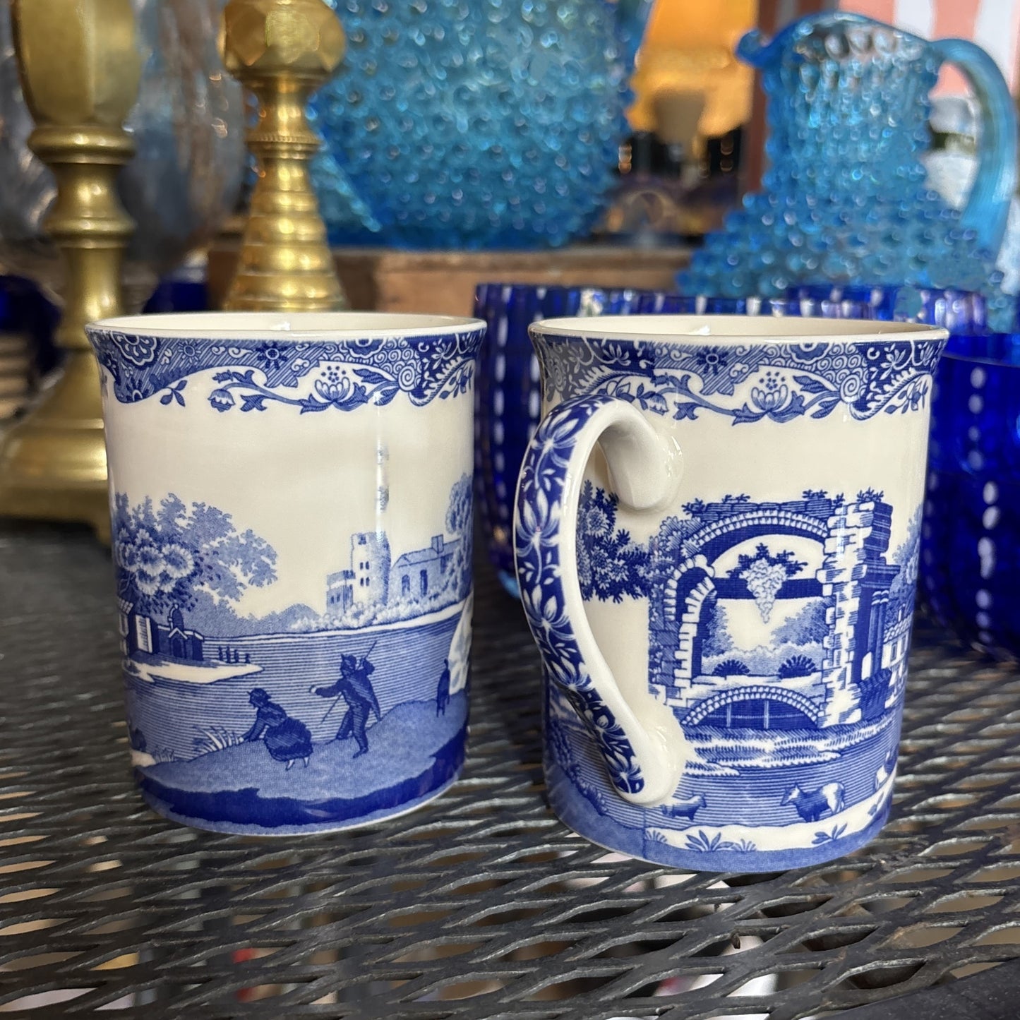 Blue Italian Mug