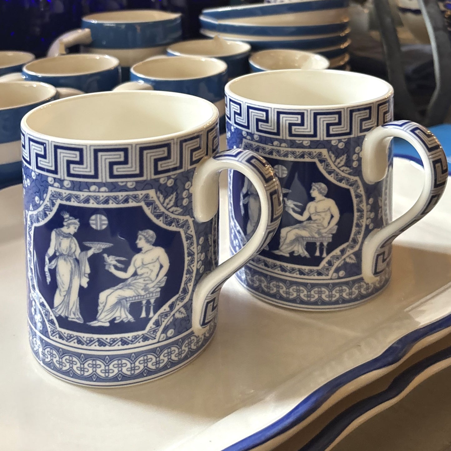 Blue Room Greek Mug