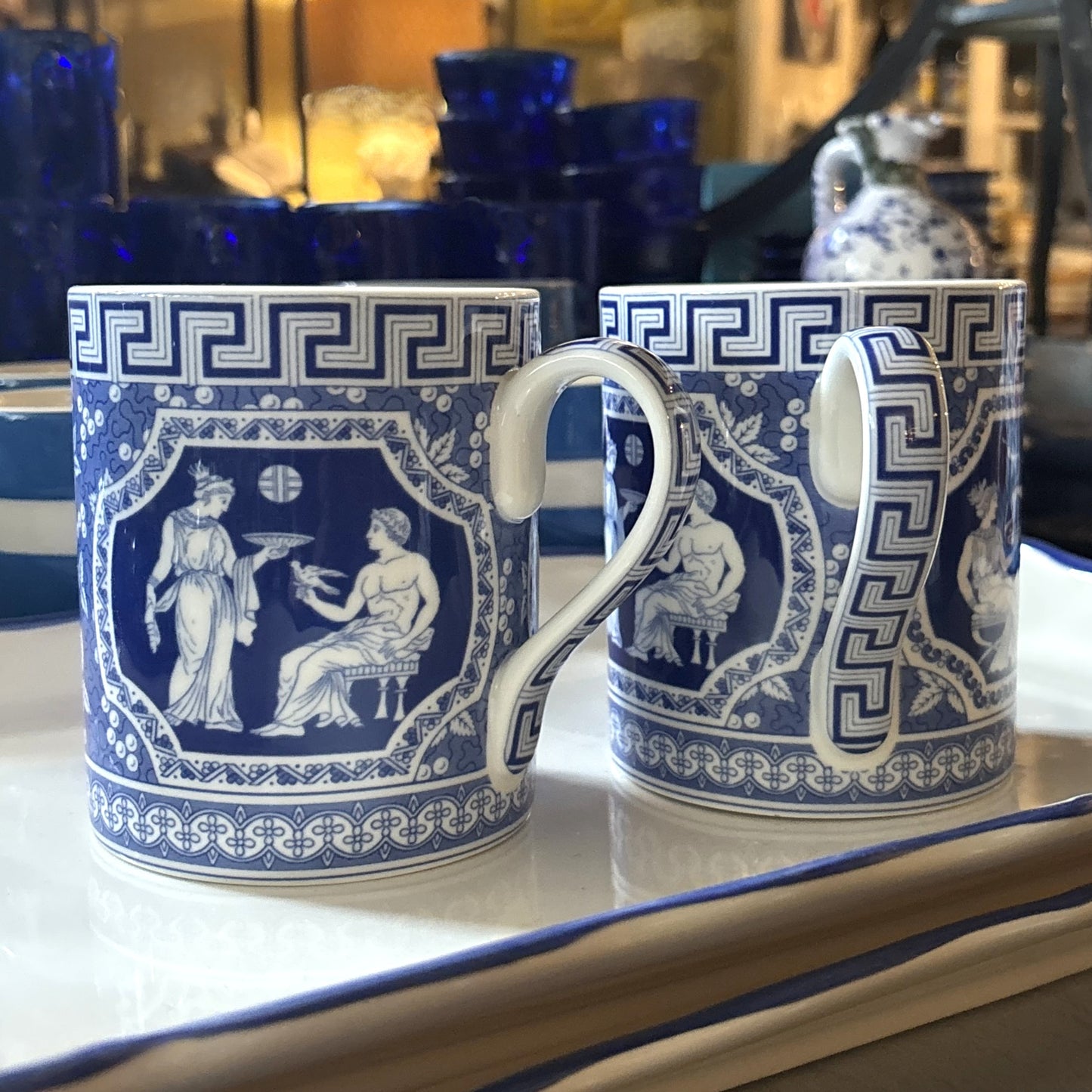 Blue Room Greek Mug