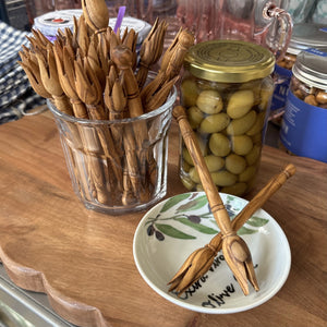 Handmade Wooden Olive Pick