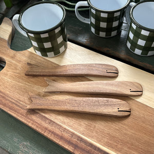 Wooden Whale Cheese Spreader