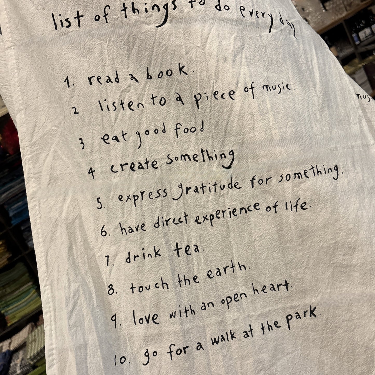 To Do List Tea Towel