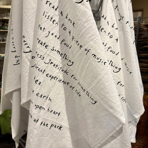 To Do List Tea Towel
