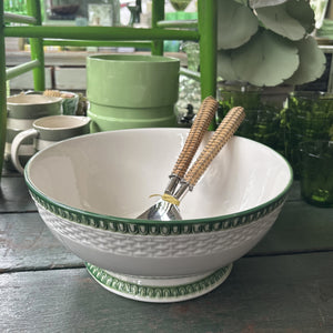 Le Jardin Embossed Ceramic Bowl