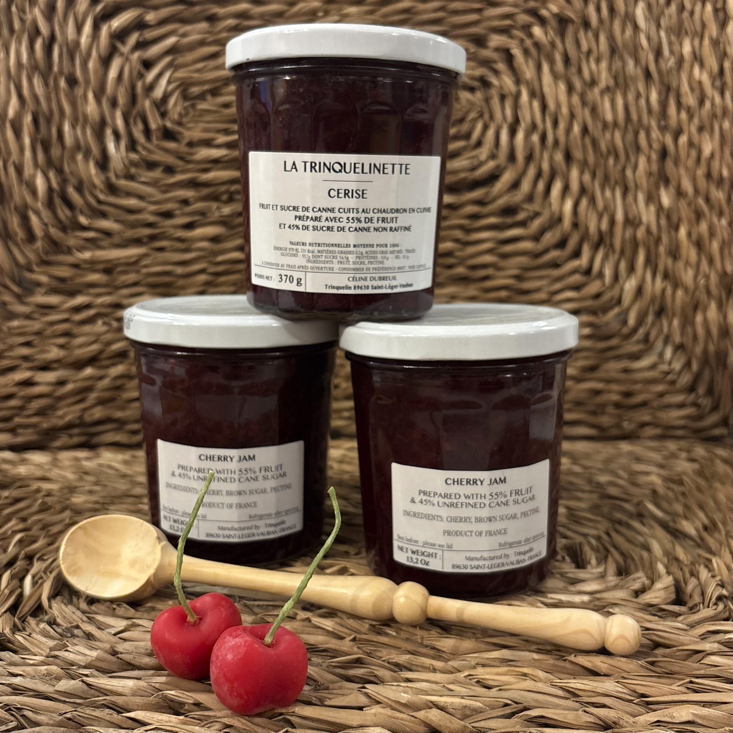 La Trinquelinette Cherry Jam