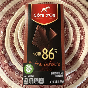 Cote D'Or 86% Extra Dark Chocolate Bar