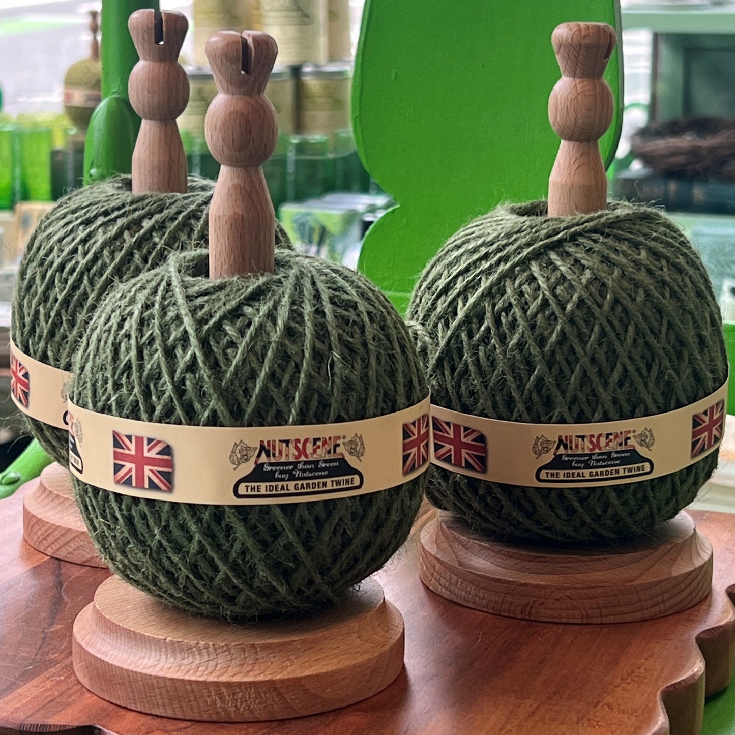 Green Twine Holder & Dispenser